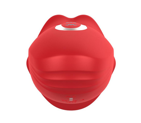 Ember Masajeador Forma Boca con Lameteo y Vibración USB Silicona