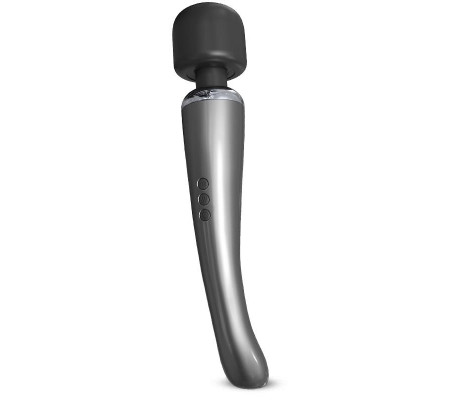 Graphity Wand Masajeador High-Tech Súper Potente Inalámbrico USB Color Grafito Silicona