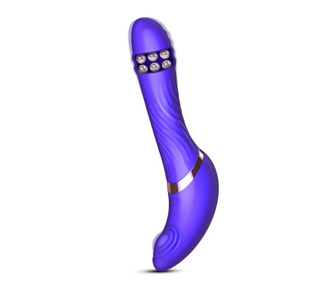 Rayden Vibrador con Pulsación y Bolas Internas Desmontable Dos Posiciones