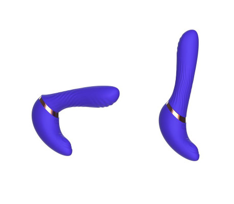 Rayden Vibrador con Pulsación y Bolas Internas Desmontable Dos Posiciones