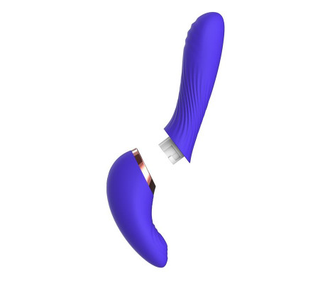 Rayden Vibrador con Pulsación y Bolas Internas Desmontable Dos Posiciones