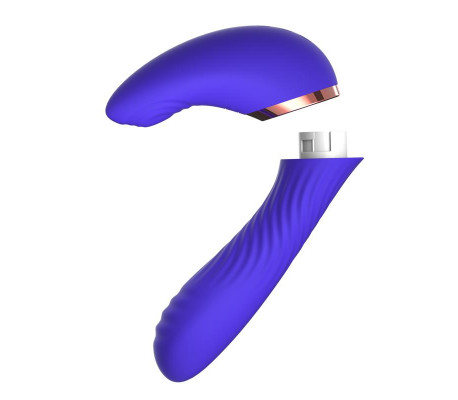 Rayden Vibrador con Pulsación y Bolas Internas Desmontable Dos Posiciones