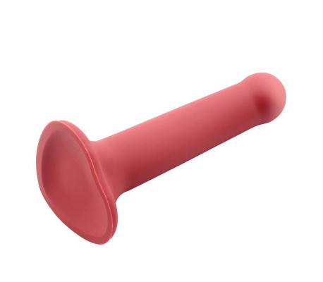 Bouncy Dildo Silicona Líquida Hiper Flexible 6.5 - 16.5 cm Talla S Burgundy