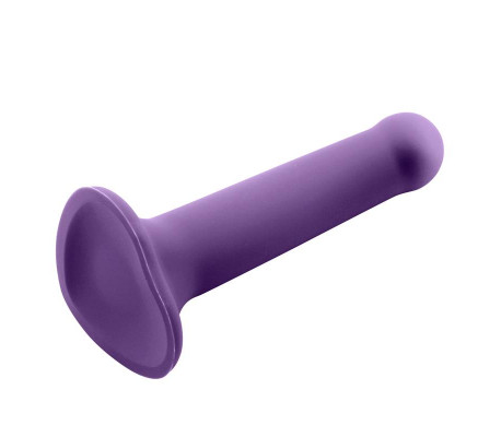 Bouncy Dildo Silicona Líquida Hiper Flexible 6.5 - 16.5 cm Talla S Púrpura