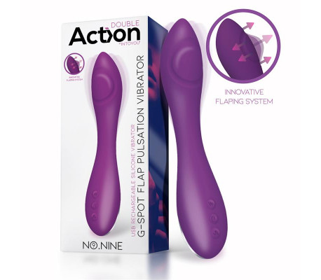 No. Nine Vibrador Punto G Función de Pulsación USB Magnético Silicona