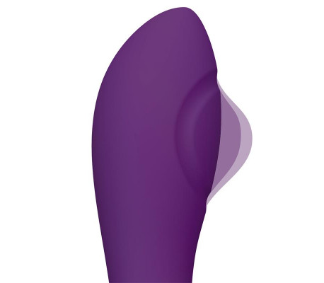 No. Eleven Vibrador con Conejito, Punto G y Fución de Pulsación USB Margnético Silicona