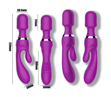 No. Fifteen Vibrador y Masajeador 3 Motores Independientes