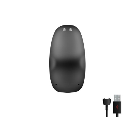 Asher Plug Anal con Control Remoto USB Magnético Negro