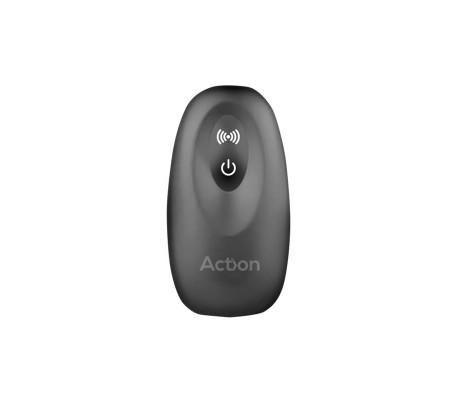 Asher Plug Anal con Control Remoto USB Magnético Negro