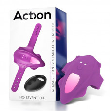 No. Seventeen Estimulador de Braguita Control Remoto USB Magnético Púrpura