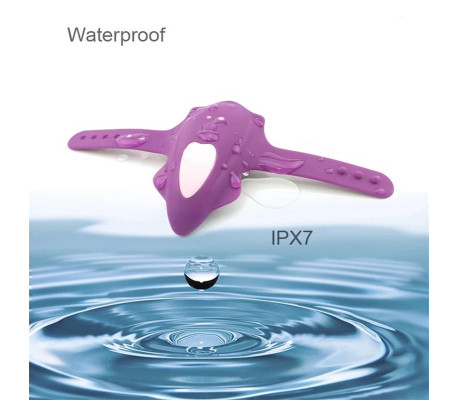 No. Seventeen Estimulador de Braguita Control Remoto USB Magnético Púrpura