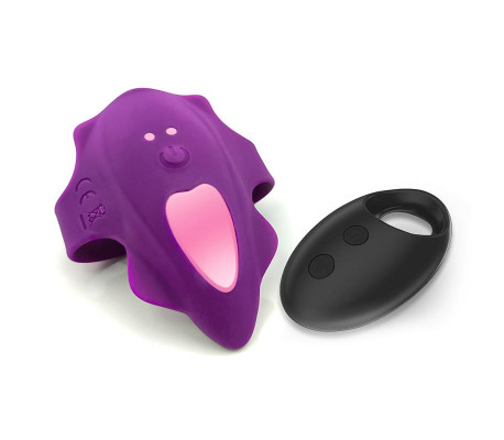 No. Seventeen Estimulador de Braguita Control Remoto USB Magnético Púrpura