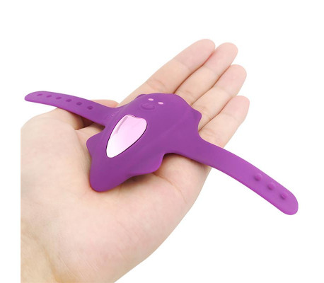 No. Seventeen Estimulador de Braguita Control Remoto USB Magnético Púrpura