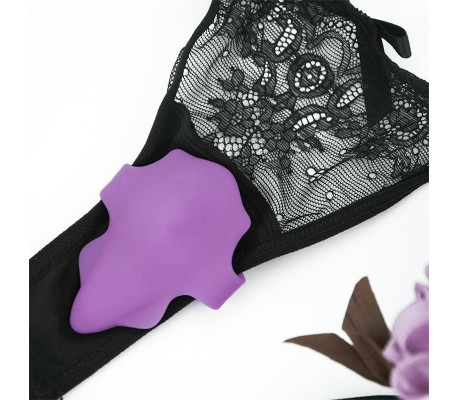 No. Seventeen Estimulador de Braguita Control Remoto USB Magnético Púrpura