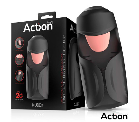 Kubex Masturbador con Lengua, Pulsación y Vibración