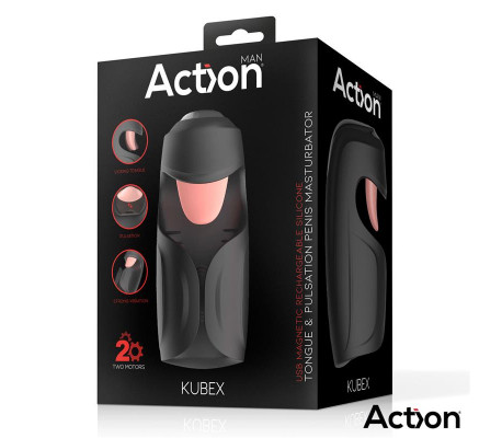Kubex Masturbador con Lengua, Pulsación y Vibración