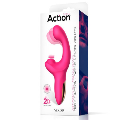 Volse Vibrador Triple Función con Finger y Pulsación Tapping