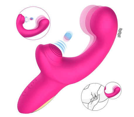Volse Vibrador Triple Función con Finger y Pulsación Tapping