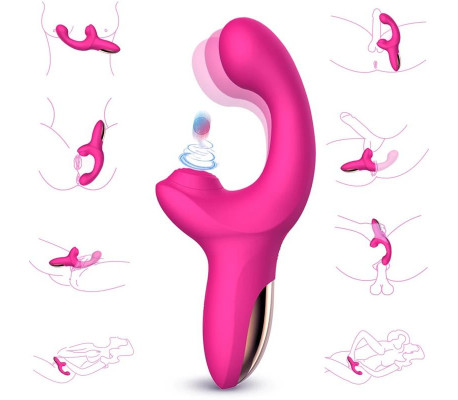 Volse Vibrador Triple Función con Finger y Pulsación Tapping