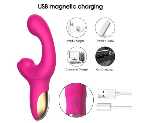 Volse Vibrador Triple Función con Finger y Pulsación Tapping