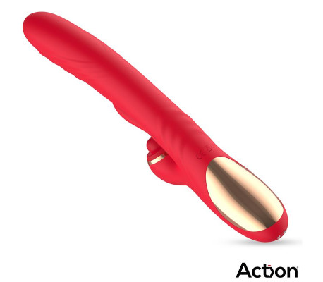 Limbe Vibrador con Lengua Flip-Flap, Bola Percutora y Up and Down