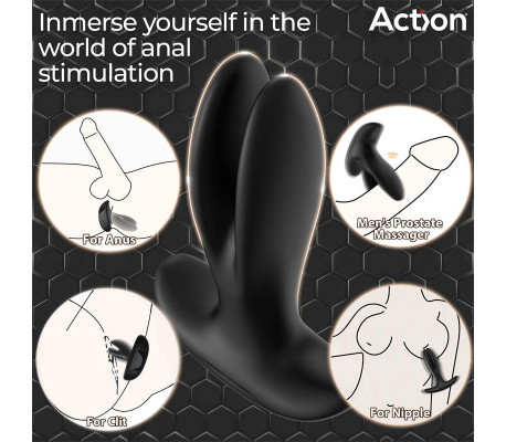 Pinsy Plug Anal Expandible con Control Remoto