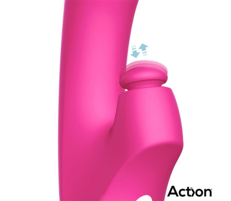 Enles Vibrador con Beating Ball, Thrusting y Función de Calor