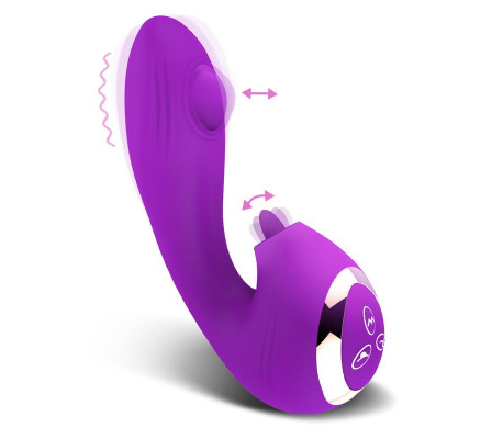 No. TwentyOne Vibrador con Bola Pulsante y Lengua Estimuladora