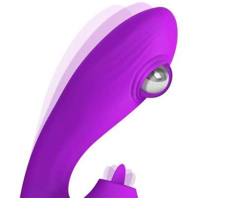No. TwentyOne Vibrador con Bola Pulsante y Lengua Estimuladora