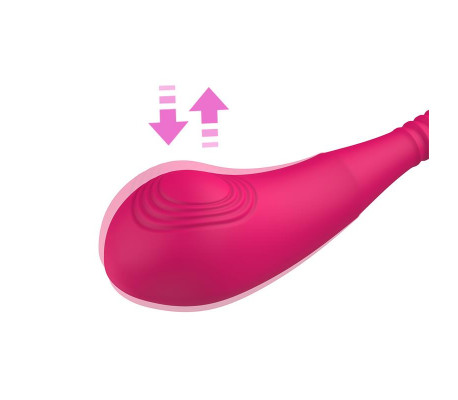 No. TwentyThree Vibrador Doble con Pulsación y Thrusting Flexible 180º