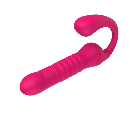 No. TwentyThree Vibrador Doble con Pulsación y Thrusting Flexible 180º