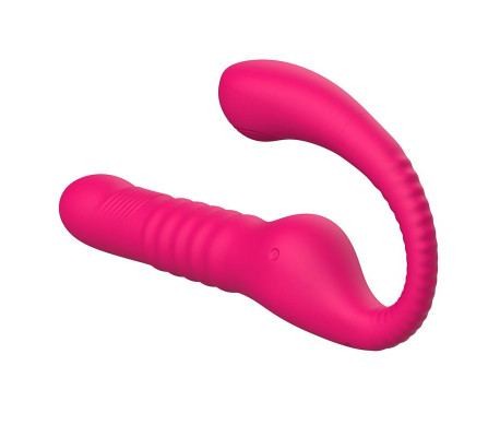No. TwentyThree Vibrador Doble con Pulsación y Thrusting Flexible 180º