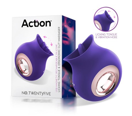 No. TwentyFive Estimulador de Lengua y Vibración