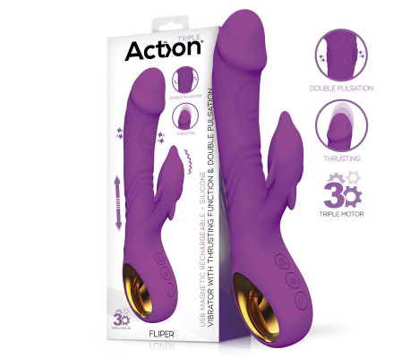Fliper Vibrador con Thrusting y Doble Pulsación 3 Motores