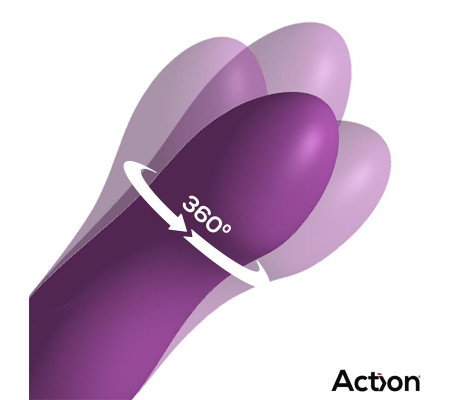 Toka Vibrador con Oscilación 360º y Lengua Estimuladora