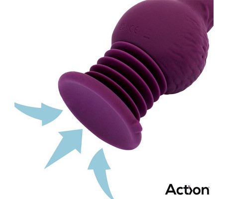 Booster Vibrador con Thrusting Ultra Jet Thruster con Potente Ventosa