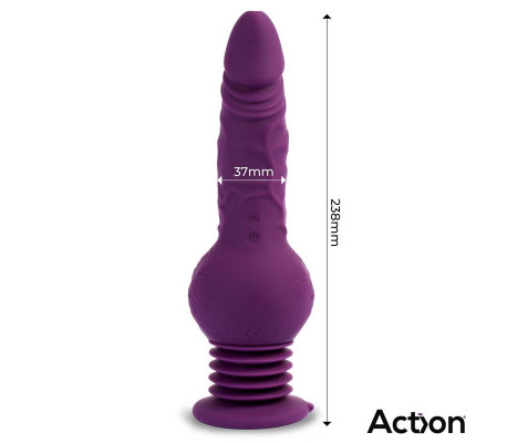 Booster Vibrador con Thrusting Ultra Jet Thruster con Potente Ventosa