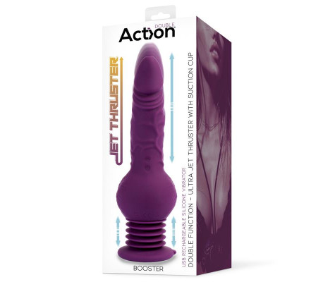 Booster Vibrador con Thrusting Ultra Jet Thruster con Potente Ventosa