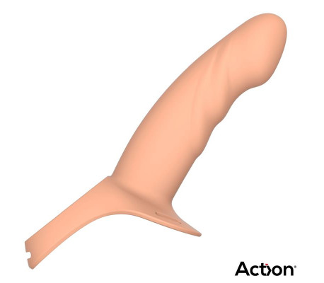 Arnés Strap-on con Dildo Hueco Silicona Premium Talla L