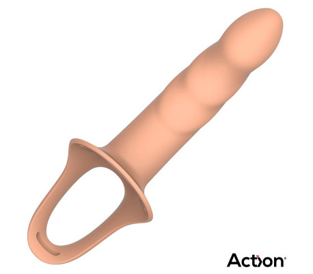 Arnés Strap-On con Dildo Hueco Silicona Premium Talla S