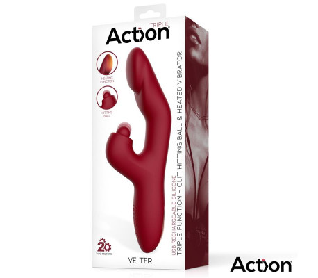 Velter Soft Clit Hitting Ball con Vibración y Efecto Calor