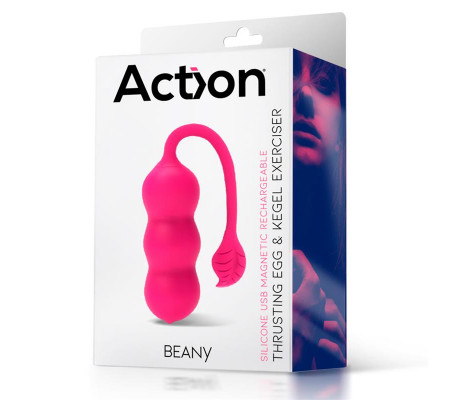 Beany Huevo Vibrador y Entrenador Suelo Pélvico con Empuje