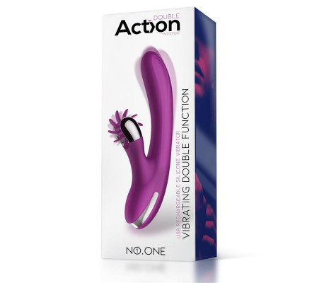 No. One Vibrador con Rueda Estimuladora