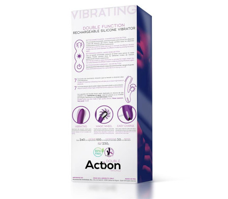 No. One Vibrador con Rueda Estimuladora