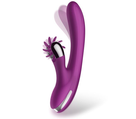 No. Two Vibrador Movimiento Finger y Rueda Estimuladora
