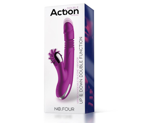 No. Four Vibrador Up and Down y Rueda Estimuladora