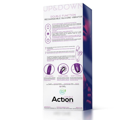 No. Four Vibrador Up and Down y Rueda Estimuladora