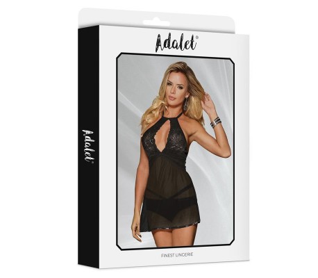 Nova Babydoll Espalda Abierta y Tanga