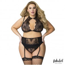 Nisa Set sujetador, liguero y tanga Talla 44-46