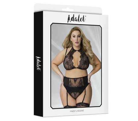 Nisa Set sujetador, liguero y tanga Talla 44-46